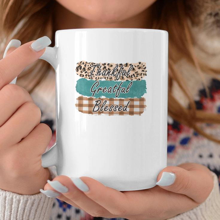 Fall Greatful Thankful And Blessed Autumn Gifts Coffee Mug Personalized Gifts