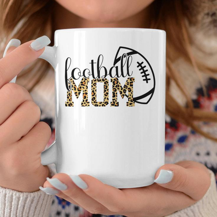 Football Mom Leopard Football Mama Game Day Football Womens Coffee Mug Unique Gifts