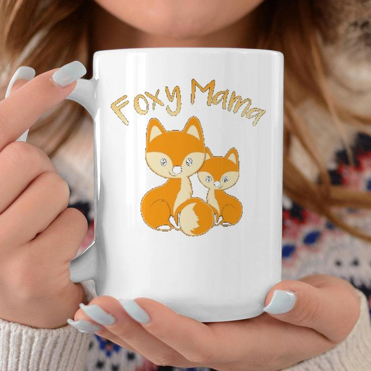 Foxy Mama Cute Fox Animal Lover Women Mom Mothers Day Gift Coffee Mug Funny Gifts