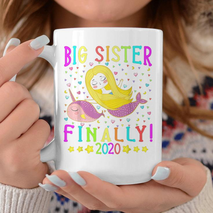 Gifts For Girls Mermaid Big Sister Finally 2020 Coffee Mug Unique Gifts