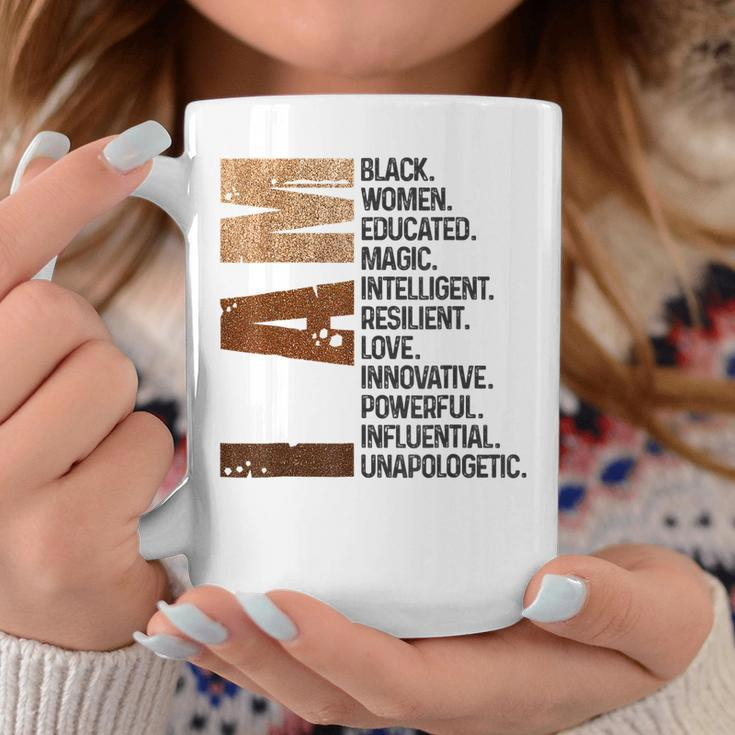 I Am Black Women Black History Month Educated Black Girl V4 Coffee Mug Funny Gifts