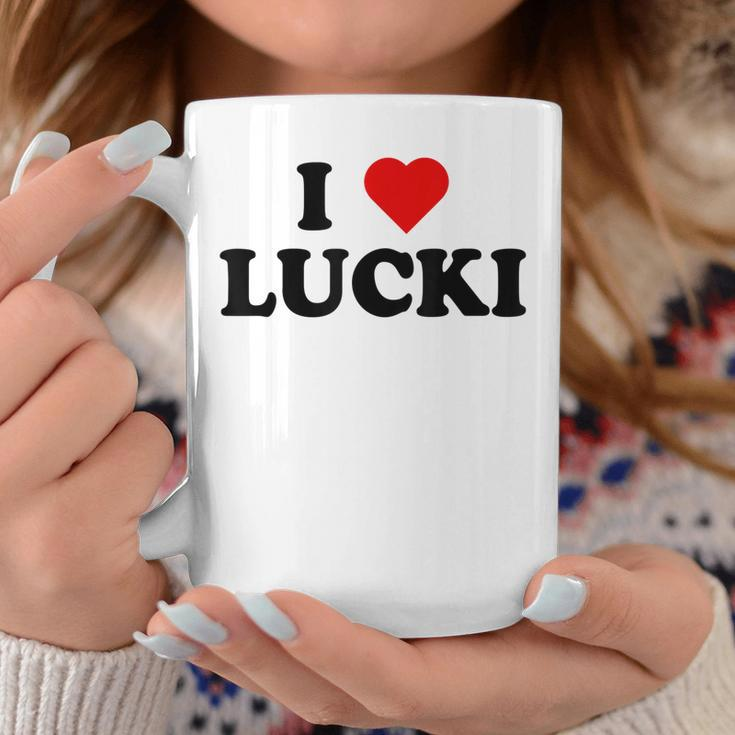 I Love Lucki I Heart Lucki Coffee Mug Unique Gifts
