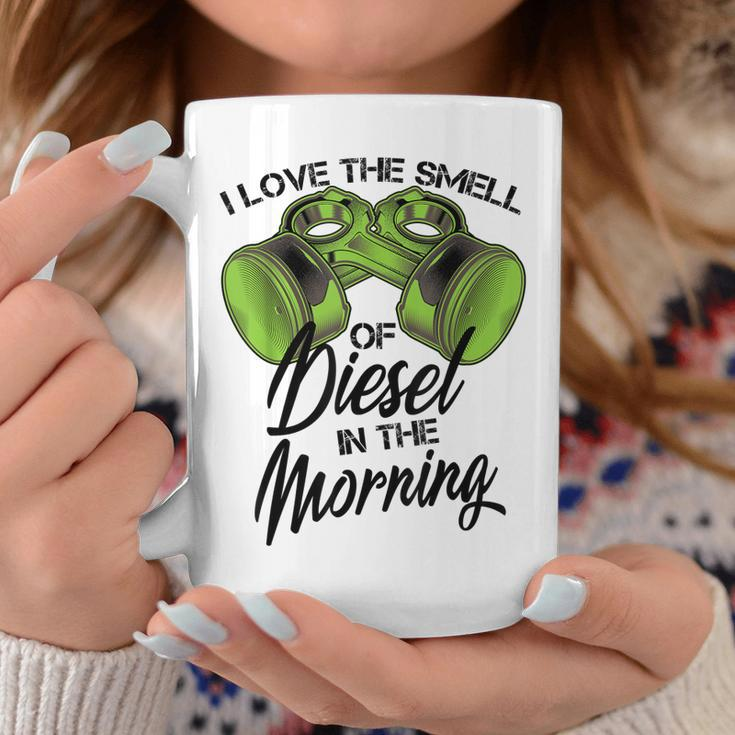I Love The Smell Of Diesel In The Morning Truck Gift Coffee Mug Unique Gifts