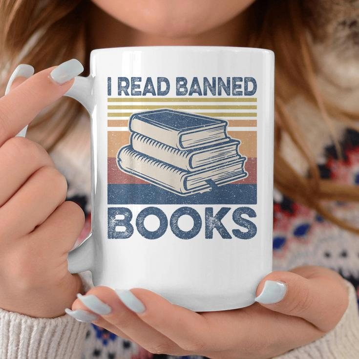 I Read Banned Books Week Librarian Freedom Reader Nerd Men Coffee Mug Unique Gifts