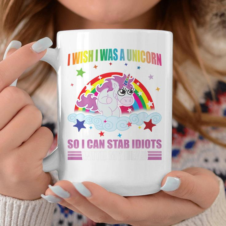 I Wish I Was A Unicorn Funny Unicorn Gift Coffee Mug Unique Gifts