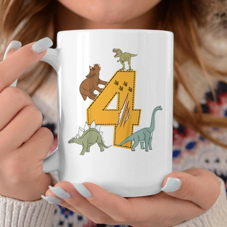 Kinder Geburtstags 4 Jahre Junge Dinosaurier Dino Tassen Lustige Geschenke