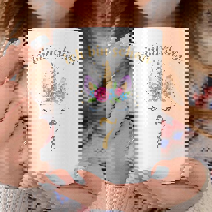 Kinder Ich Bin Schon 7 Geburtstags Einhorn 7 Jahre Mädchen Tassen Lustige Geschenke