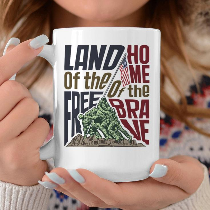 Land Of The Free Iwo Jima Coffee Mug Unique Gifts