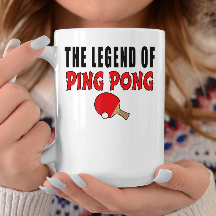 The Legend Of Ping Pong Tischtennis Lustig Tassen Lustige Geschenke