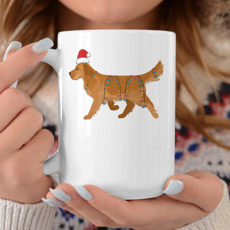 Lustiges Golden Retriever Weihnachts-Tassen, Hunde-Design Tee Lustige Geschenke