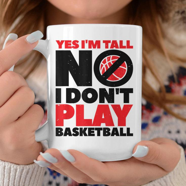 Lustiges Tassen Ja, ich bin groß - Nein, Basketball ist nicht mein Sport Lustige Geschenke