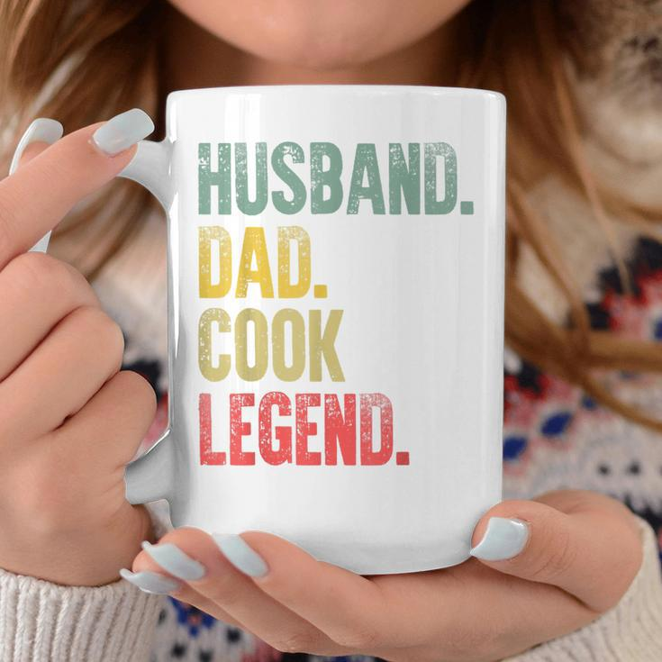 Mens Funny Vintage Husband Dad Cook Legend Retro Coffee Mug Funny Gifts