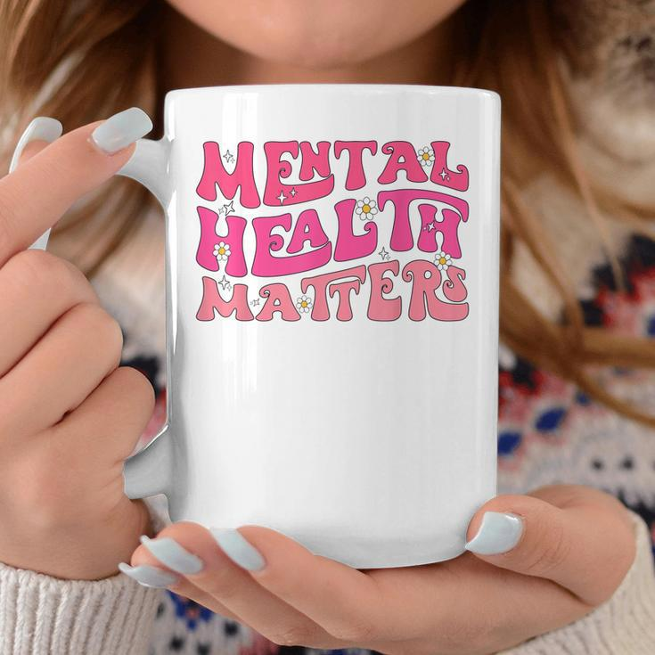 Mental Health Matters Groovy Psychologist Therapy Squad Coffee Mug Unique Gifts