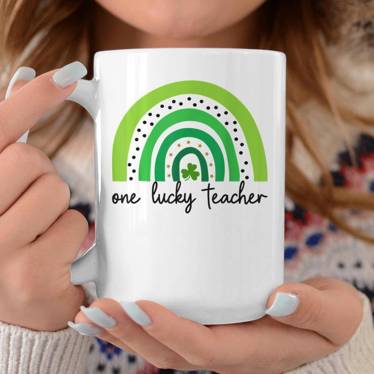 One Lucky Shamrock Teacher St Patrick’S Day Appreciation V2 Coffee Mug Funny Gifts