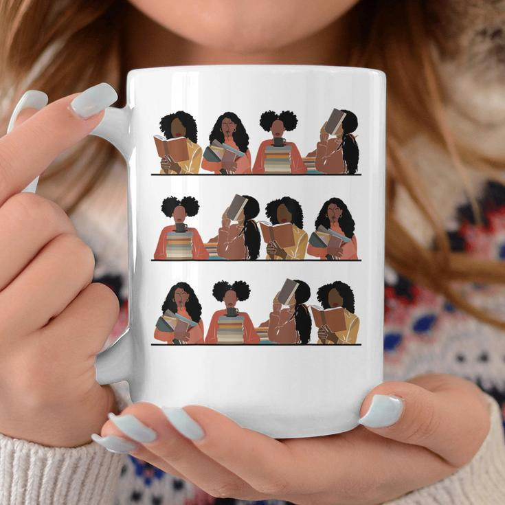 Pretty And Educated Black Women Read African American Bhm Coffee Mug Funny Gifts
