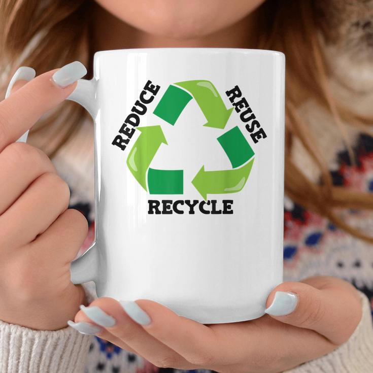 Reduce Reuse Recycle Mother Nature Advocacy Earth Day Coffee Mug | Mazezy