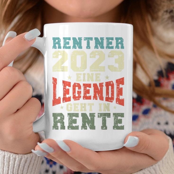 Rentner 2023 Rente Spruch Retro Vintage V2 Tassen Lustige Geschenke