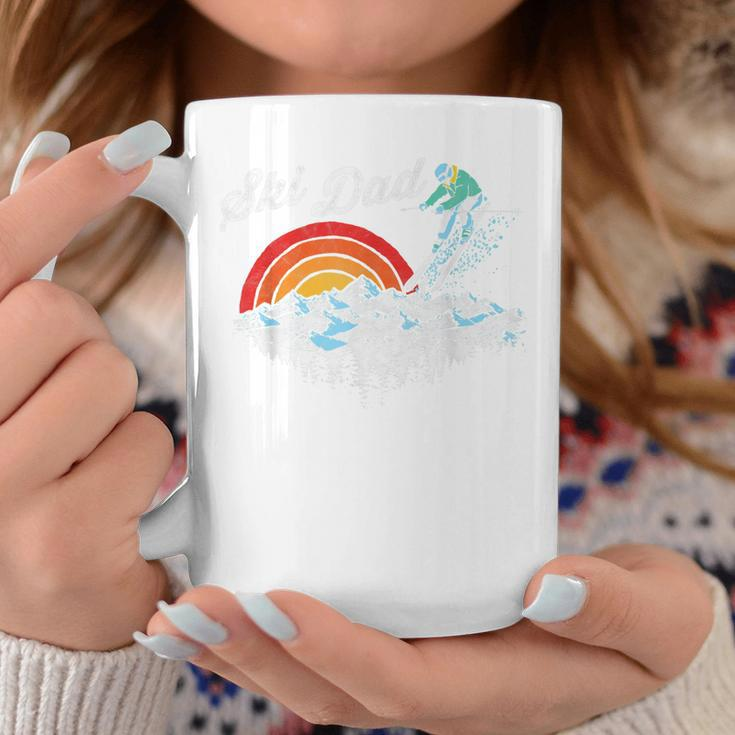 Retro Ski Dad Vintage Skiing Graphic Coffee Mug Funny Gifts