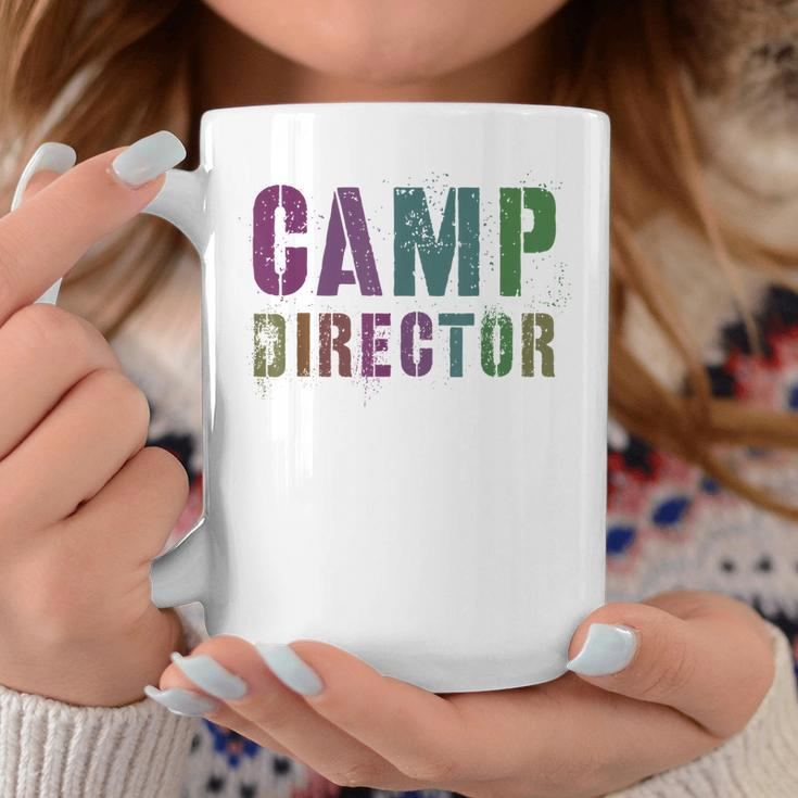 Rockin Camp Director Camping Host Chaos Coordinator Sign Coffee Mug Funny Gifts