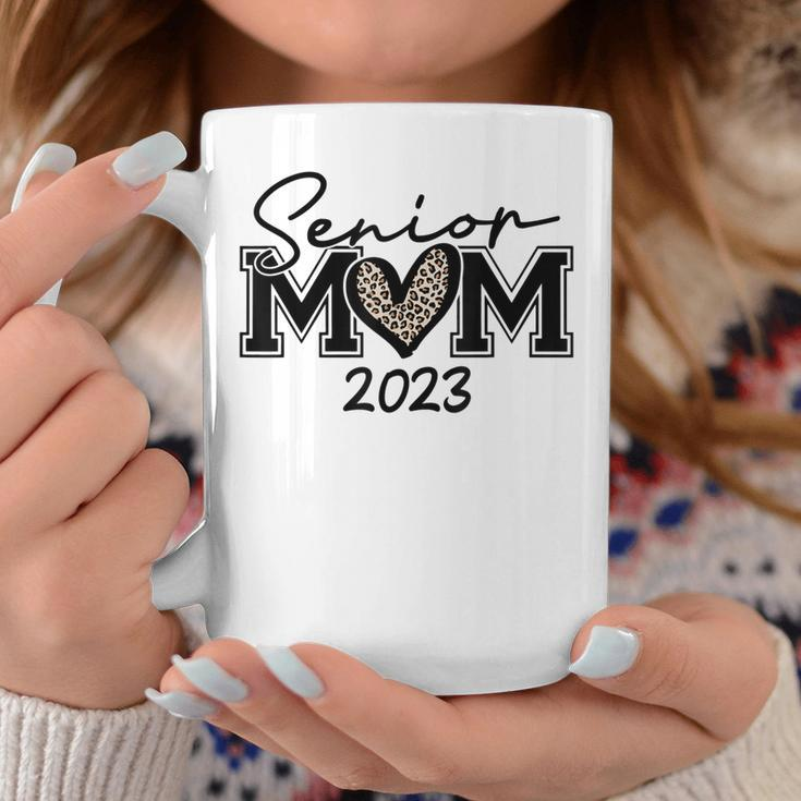 Senior Mom Class Of 2023 Leopard Heart Graduation Gifts Coffee Mug Unique Gifts