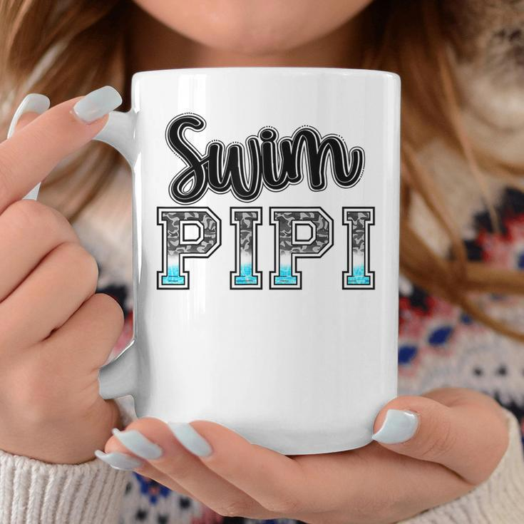 Swim Pipi Swimming Diving Camo Western Fathers Day Coffee Mug Personalized Gifts
