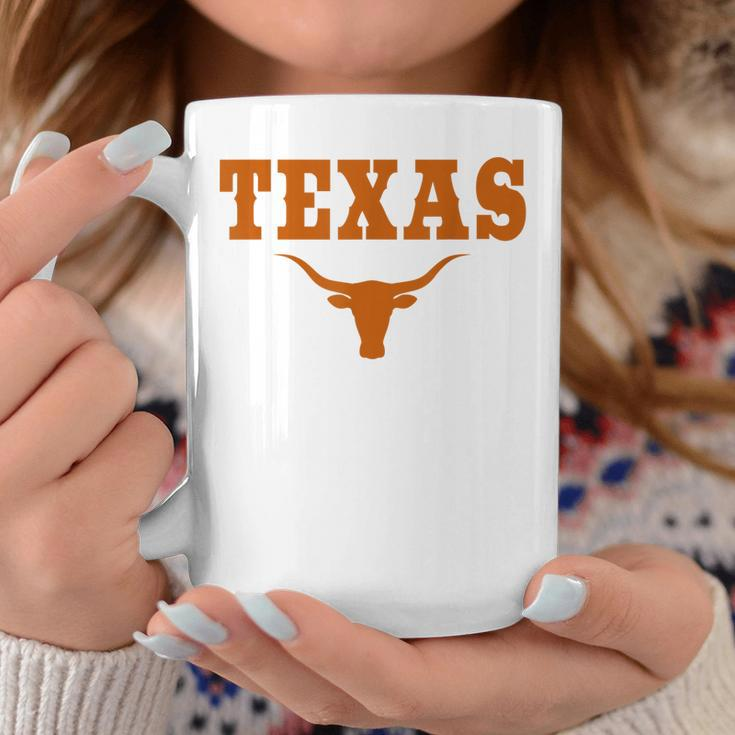 Texas Tx American Bull United States Font Coffee Mug Personalized Gifts
