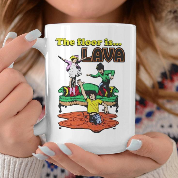 The Floor Is Lava Childrens Playing Coffee Mug Unique Gifts