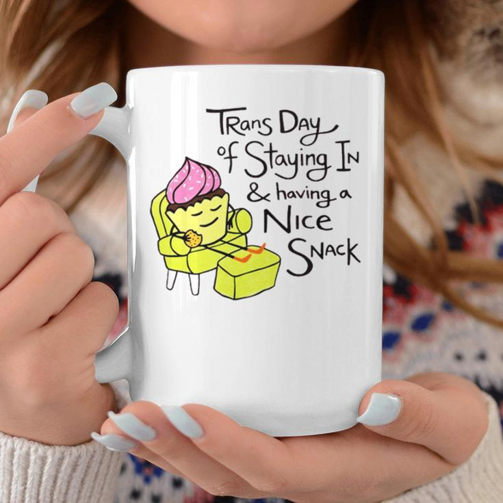 Trans Day Of Staying In And Having A Nice Snack Coffee Mug Unique Gifts