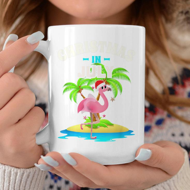 Tropischer Rosa Flamingo Tassen, Hawaii Sommer Niedlich, Weihnachten im Juli Lustige Geschenke