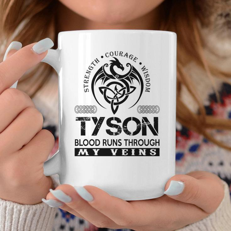 Tyson Blood Runs Through My Veins V2 Coffee Mug Funny Gifts