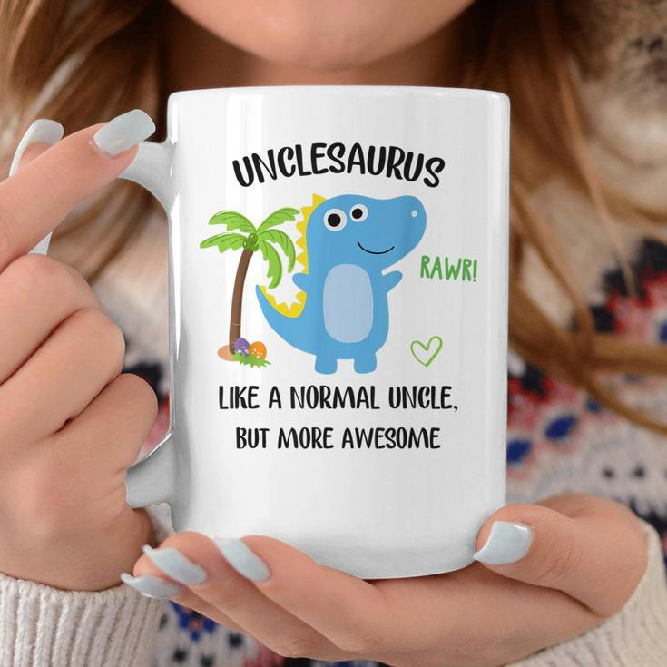 Unclesaurus Normal Uncle But More Awesome Gift For Uncle Gift For Mens Coffee Mug Unique Gifts