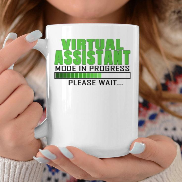 Virtual Assistant Mode In Progress Funny Design Coffee Mug Unique Gifts