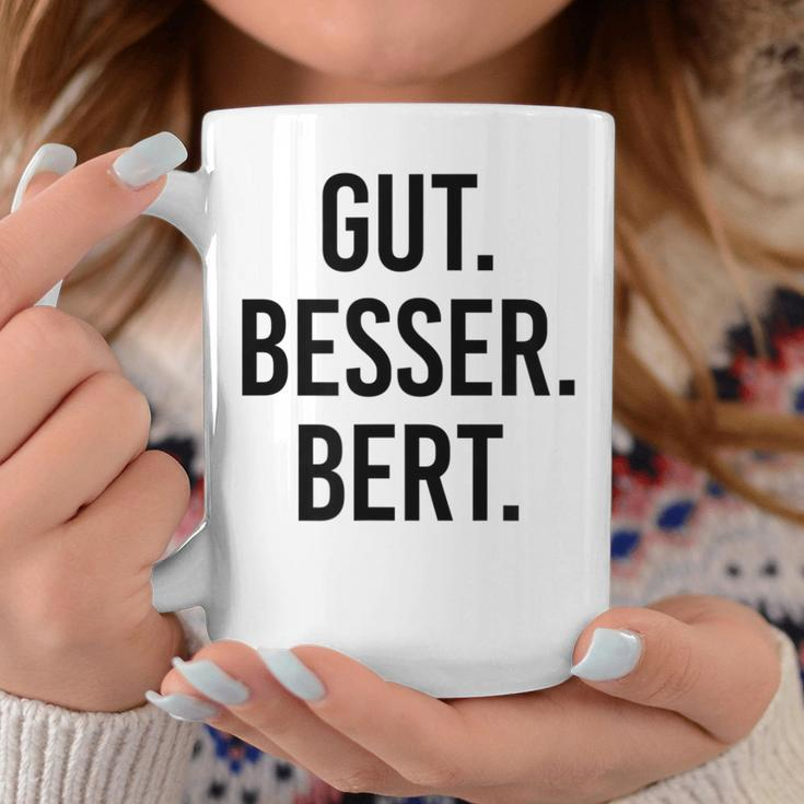 Weißes Herren Tassen Gut Besser Bert, Lustiges Spruch Tee Lustige Geschenke