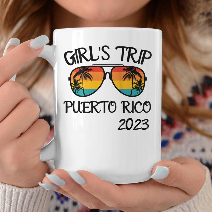 Womens Girls Trip Puerto Rico 2023 Sunglasses Summer Vacation Coffee Mug Unique Gifts