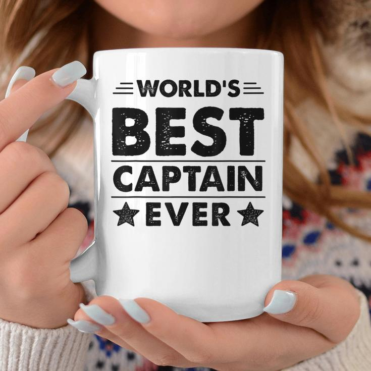 Worlds Best Captain Ever Coffee Mug Funny Gifts
