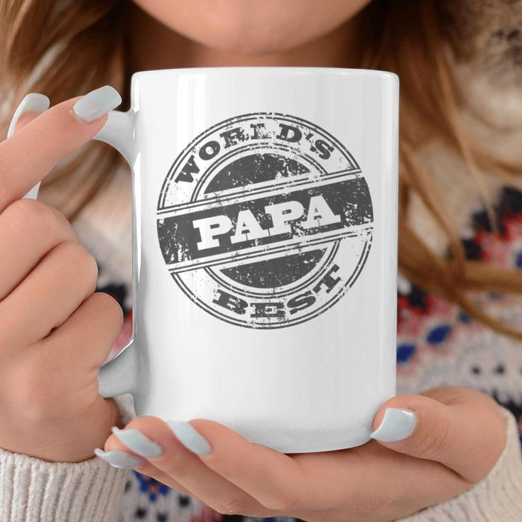 Worlds Best Papa Cool Dad Fathers Day Gift Dads Coffee Mug Unique Gifts