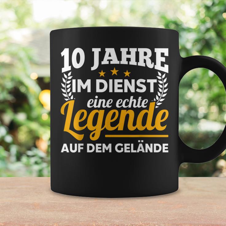 10 Jahre Im Dienst Legende Auf Dem Gelände Dienstjubiläum Tassen Geschenkideen