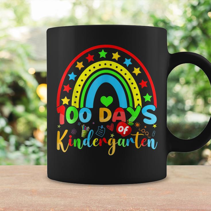 100 Days Of Kindergarten Teacher - 100 Days Smarter Rainbow Coffee Mug Gifts ideas