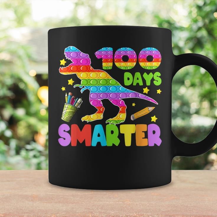 100 Days Smarter Teacher Or Student Pop It Dinosaur Coffee Mug Gifts ideas