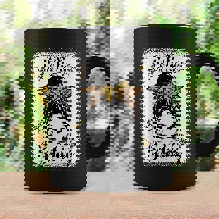 11Th Birthday Decorations Girl Messy Bun 11 Years Old Bday Coffee Mug Gifts ideas