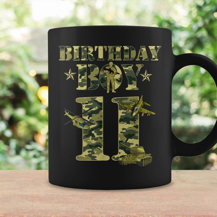 11Th Birthday Military Themed Camo Boys 11 Yrs Old Soldier Coffee Mug Gifts ideas