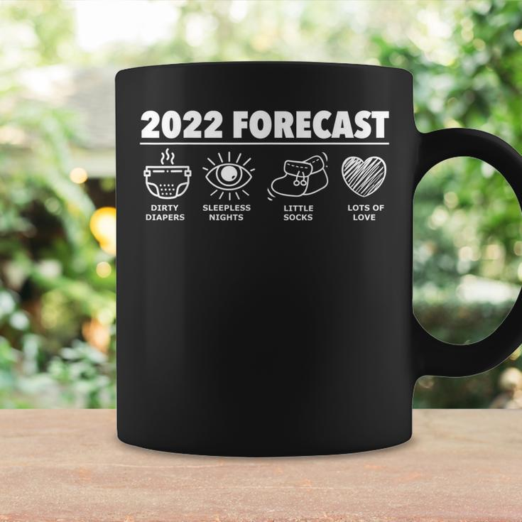2022 Forecast New Dad Mom Baby Announcement Pregnancy Gift Coffee Mug Gifts ideas