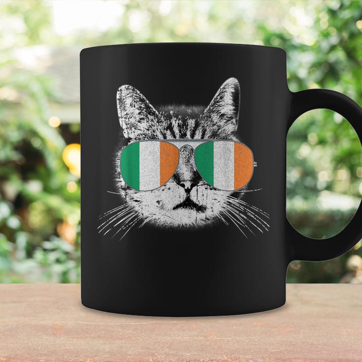 St Patricks Day T  Cat Irish Flag Ireland Men Women  Coffee Mug