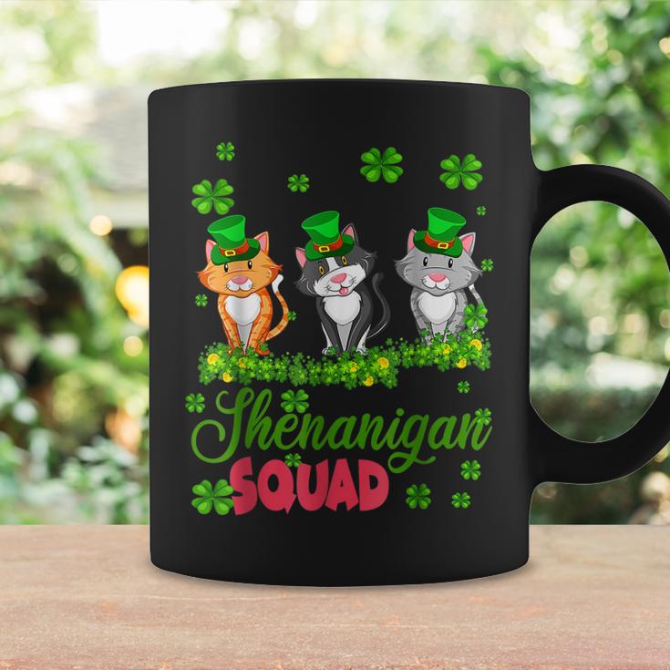 Shenanigan Squad St Patricks Day Leprechaun Cat Lover Gifts  Coffee Mug