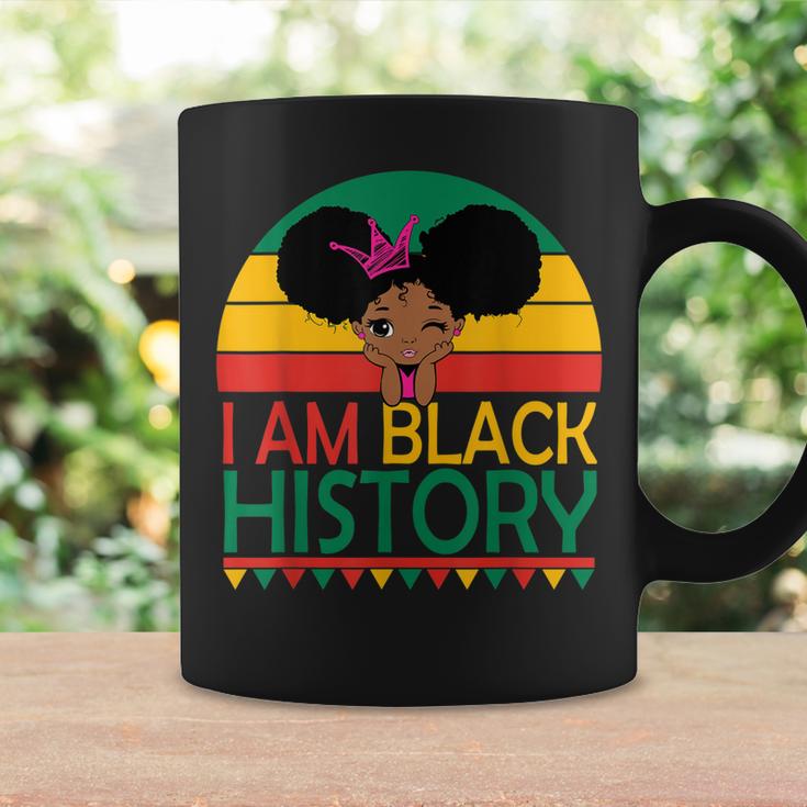 I Am Black History Black Cute Girl Black Pride And Culture  V2 Coffee Mug