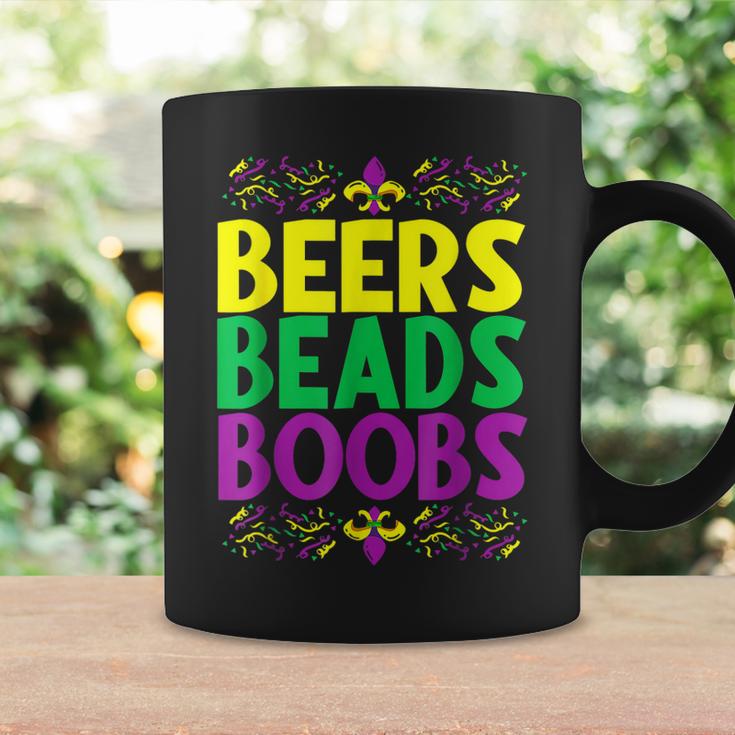Beers Beads Boobs Mardi Gras Celebration Carnival Costume  Coffee Mug