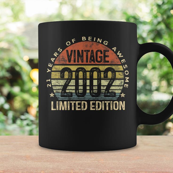 21 Year Old 21St Birthday Gifts Him Vintage 2002 Male Bday Coffee Mug Gifts ideas
