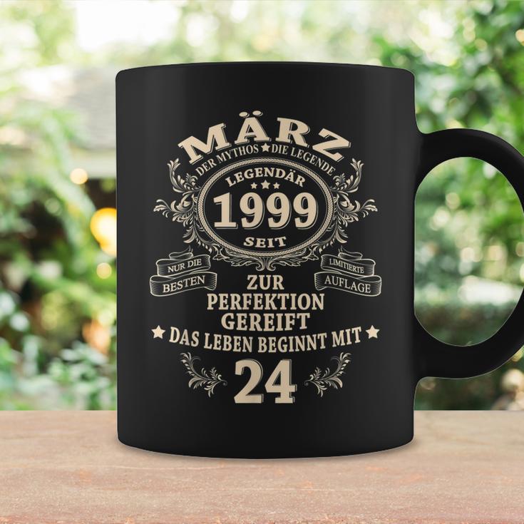 24 Geburtstag Geschenk Mann Mythos Legende März 1999 Tassen Geschenkideen