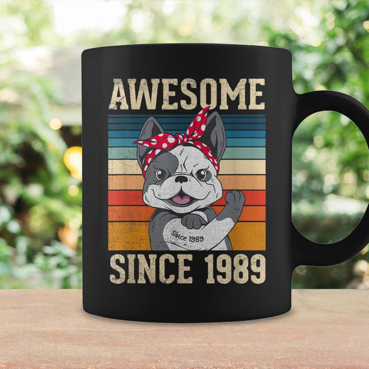 34 Year Old Awesome Since 1989 34Th Birthday Gift Dog Girl Coffee Mug Gifts ideas