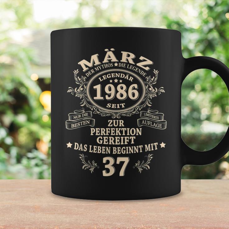 37 Geburtstag Geschenk Mann Mythos Legende März 1986 Tassen Geschenkideen